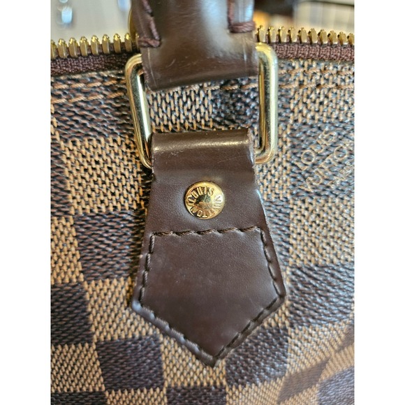 Louis Vuitton Alma Handbag‎ Brown Damier Ebene Satchel Designer Purse - Picture 9 of 13